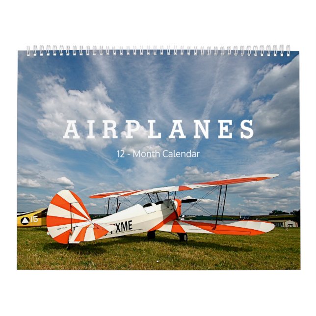 Aviões Antigos Aviões Aviões Grandes Calendário de (Capa)