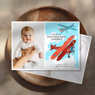 Aviões Fotos Novo Anúncio de Bebê