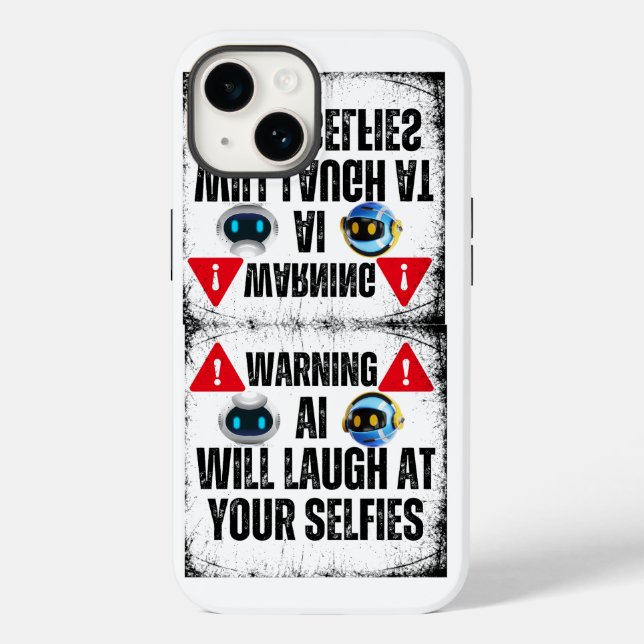 Aviso: A IA rirá de seu Selifes.w (Verso)