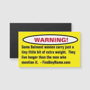 Aviso! Algumas mulheres de Belmont