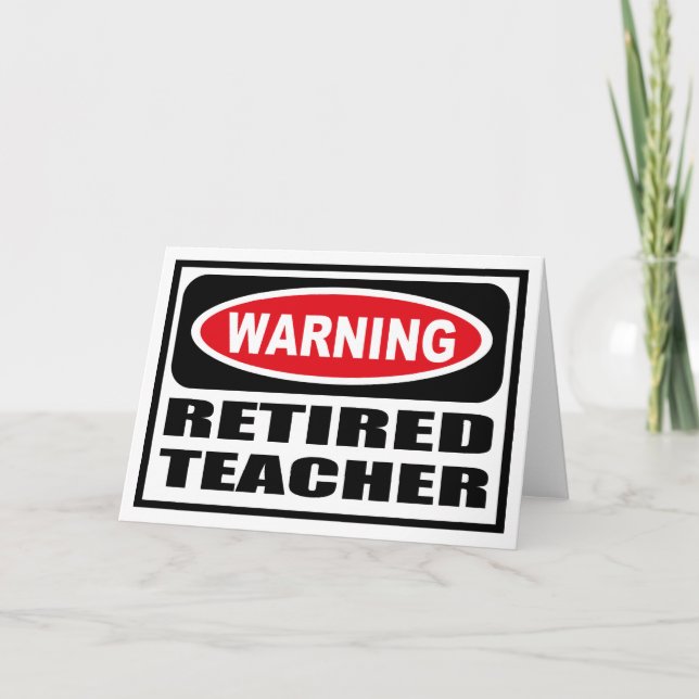 Aviso Cartão de Saudação do PROFESSOR RETIRADO (Frente)