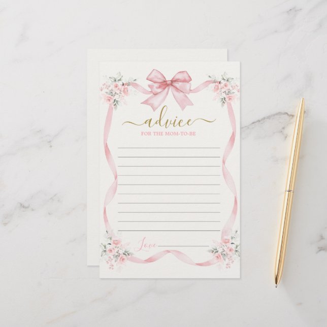 Aviso de Arco Rosa para a carta da Mãe Ser (Frente/Verso In Situ)