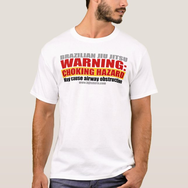 Aviso de Jiu Jitsu do brasileiro: Camisa de (Frente)