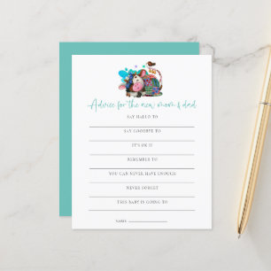 Aviso de Jogo de Orçamento Novo Chá de fraldas d