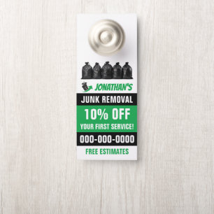 Aviso De Porta 3,5" x 8,5" Suporte de Porta Dupla Face para Remoç