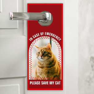 Aviso De Porta Alerta de Segurança de Animais de Estimação Foto P