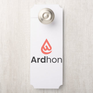 Aviso De Porta Ardhon - use seu estilo, do seu jeito