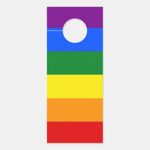 Aviso De Porta As cores do arco-íris