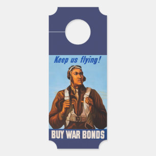 Aviso De Porta Aviadores Afro-Americanos Combatem Pilotos do WW2
