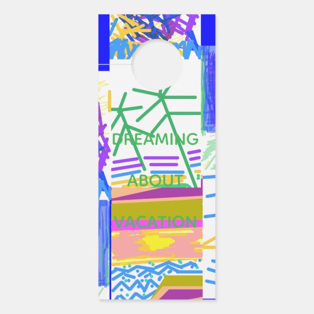 Aviso De Porta Banda Membros Festivo Abstrato (Frente)