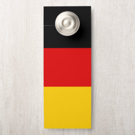 Aviso De Porta bandeira alemã