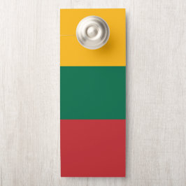 Aviso De Porta Bandeira da Lituânia