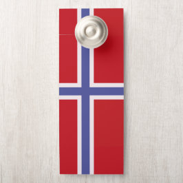 Aviso De Porta Bandeira da Noruega