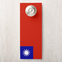 Aviso De Porta Bandeira de Taiwan