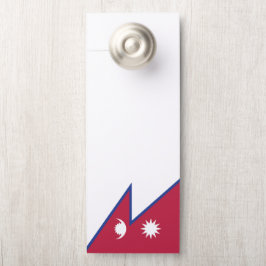 Aviso De Porta Bandeira do Nepal