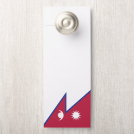 Aviso De Porta Bandeira do Nepal