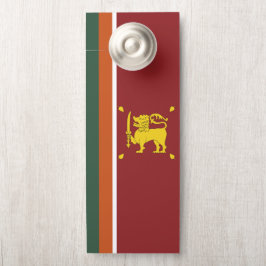 Aviso De Porta Bandeira do Sri Lanka