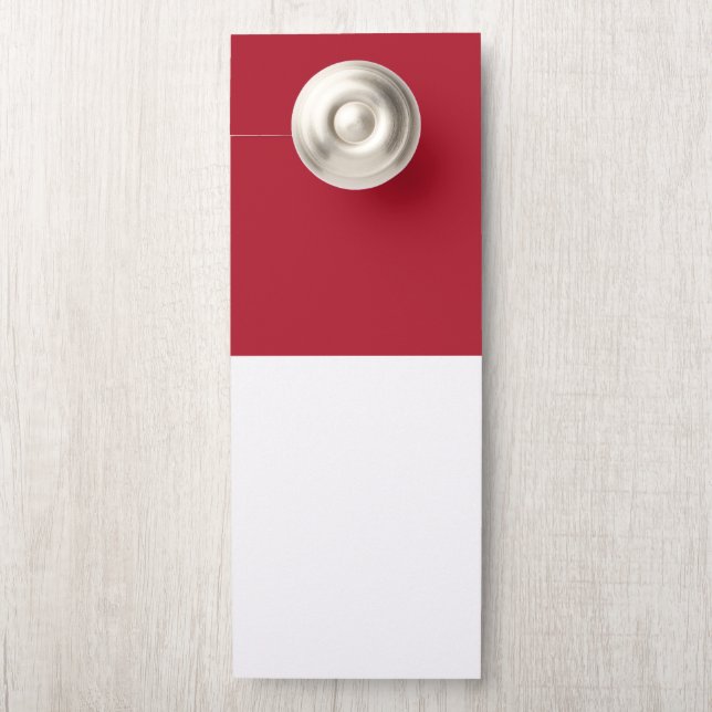 Aviso De Porta bandeira Mônaco (Na maçaneta)