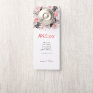 Aviso De Porta Bem-vindo e não perturbe o casamento