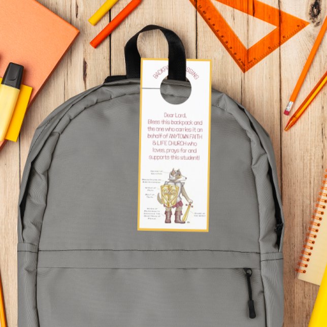 Aviso De Porta Bênção da Armadura de Deus (Criador carregado)