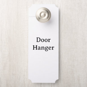 Aviso De Porta Bilhete Profissional Simples 4,25" x 11" Grande