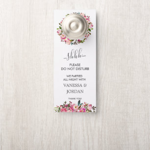 Aviso De Porta Brilliant Bloom Convidado De Casamento Não Incom