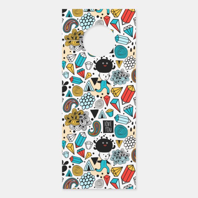 Aviso De Porta Cabeça louca (Frente)