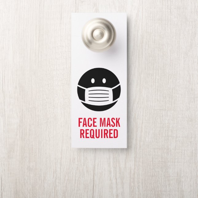 Aviso De Porta Cabides de porta do quarto de hotel exigidos pela  (Na maçaneta)