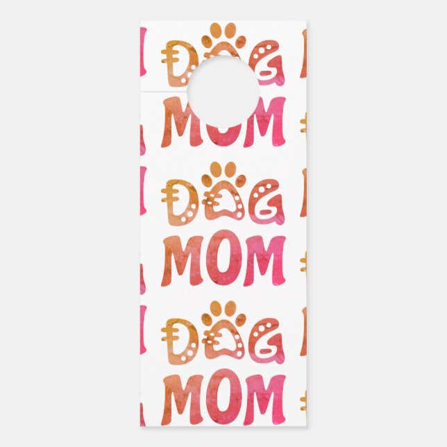 Aviso De Porta Cachorro Mãe (Frente)