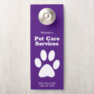 Aviso De Porta Cachorro Pet Personalizado Caminhando Sentado Cach