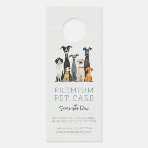 Aviso De Porta Cães Cachorros Cachorros Pet Sitter Cachorro