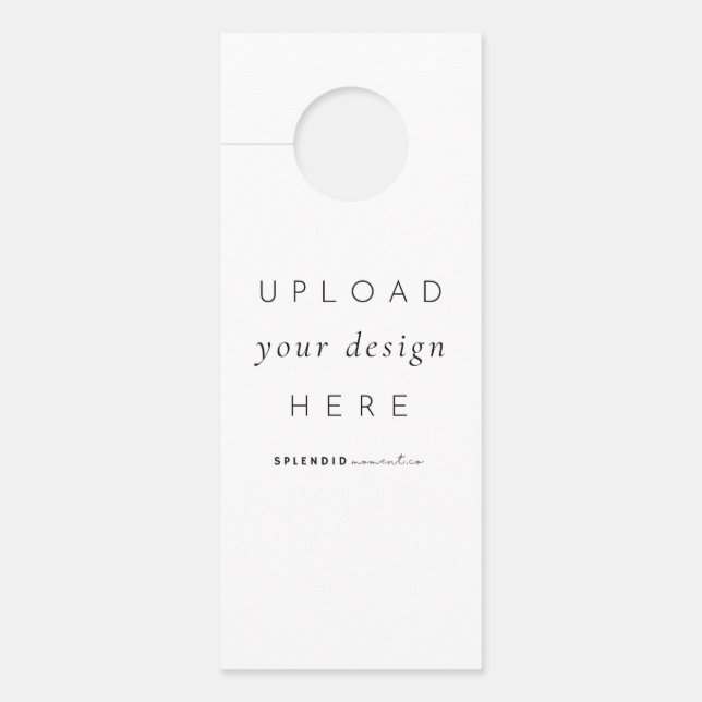 Aviso De Porta Cartão de Dissipador de Portas para Hotel (Frente)