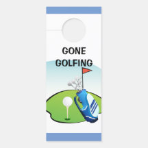 Cartoon Desenhado para Quem Foi Jogar Golfe