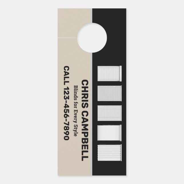 Aviso De Porta Cegos de Janela (Frente)