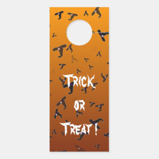 Aviso De Porta Chapéus De Bruxas De Halloween