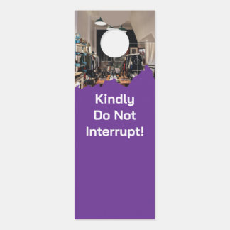 Aviso De Porta Cleaning Service Promo Logo QR door sign