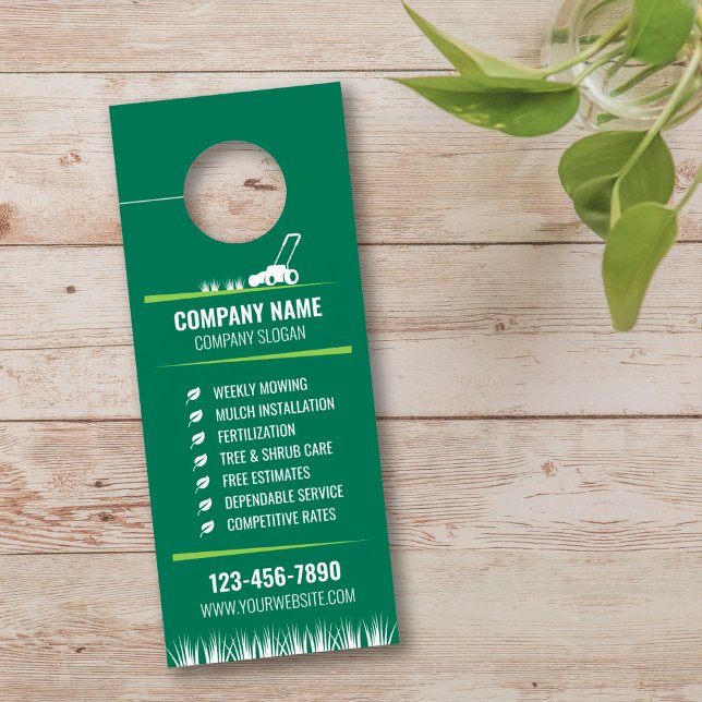 Aviso De Porta Cobertura de Portas de Aparência Paisagismo (Criador carregado)