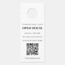 Código QR de Imóvel de Casa Aberta Minimalista Mod
