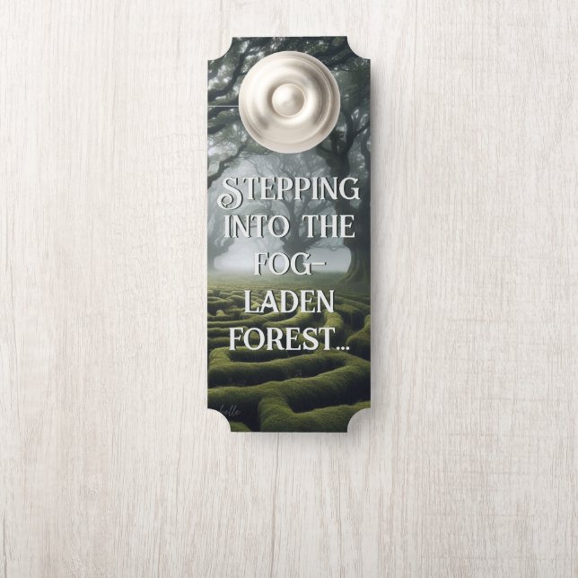 Aviso De Porta Colheita Lunar - Maze (Na maçaneta)