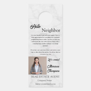 Aviso De Porta Convite de Casa Aberta Imobiliário Farming Porta H