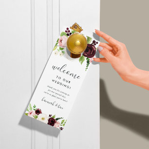 Aviso De Porta Coram Welcome/Do Wedding romances para não