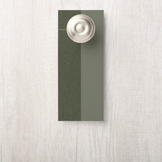 Aviso De Porta Corredor Verde de Porta Dividida Moderna do Moss -