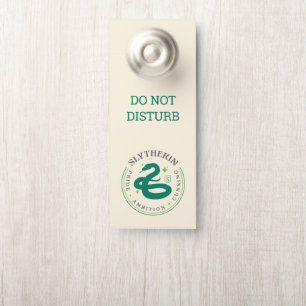 Aviso De Porta CRACHÁ de Orgulho Cobra Verde SLYTHERIN™