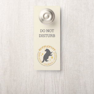 Aviso De Porta Crachá de Orgulho da Casa BADGER HUFFLEPUFF™