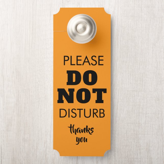 Aviso De Porta Create Your Own | Do Not Disturb & Wellcome Custom (Na maçaneta)