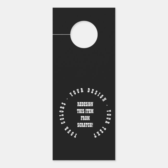 Aviso De Porta Crie seu (Frente)