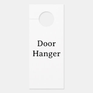 Aviso De Porta Crie seu próprio padrão pequeno personalizado simp