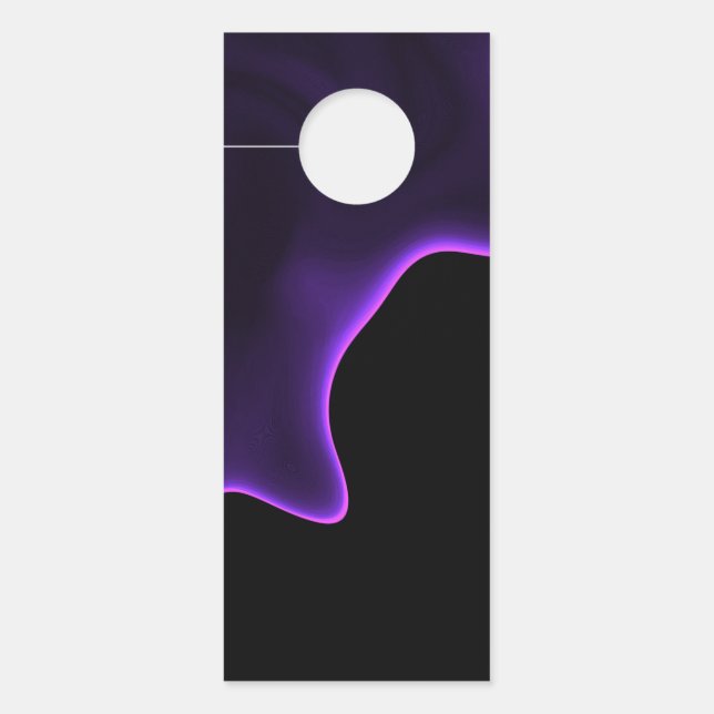 Aviso De Porta Crie seu próprio personalizado (Frente)