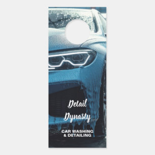 Aviso De Porta Desvio Automático de Lavagem de Carros