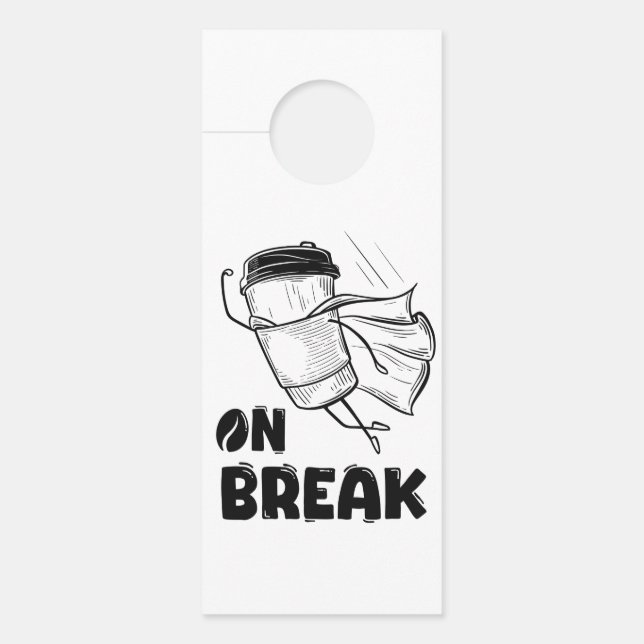 Aviso De Porta Em Queak Door Hanger (Frente)